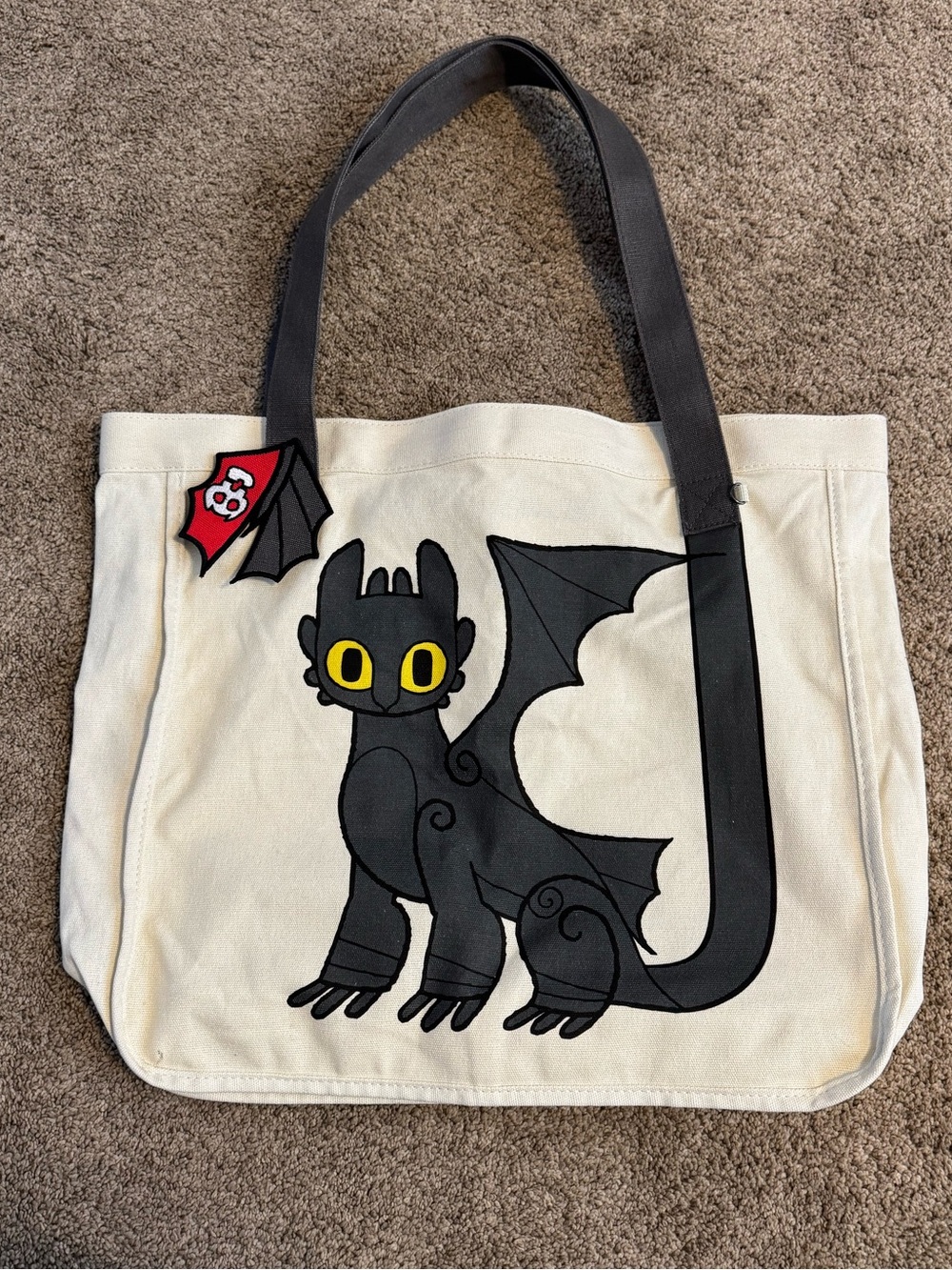 Epic Universe Toothless Tote - Picture 4 of 4